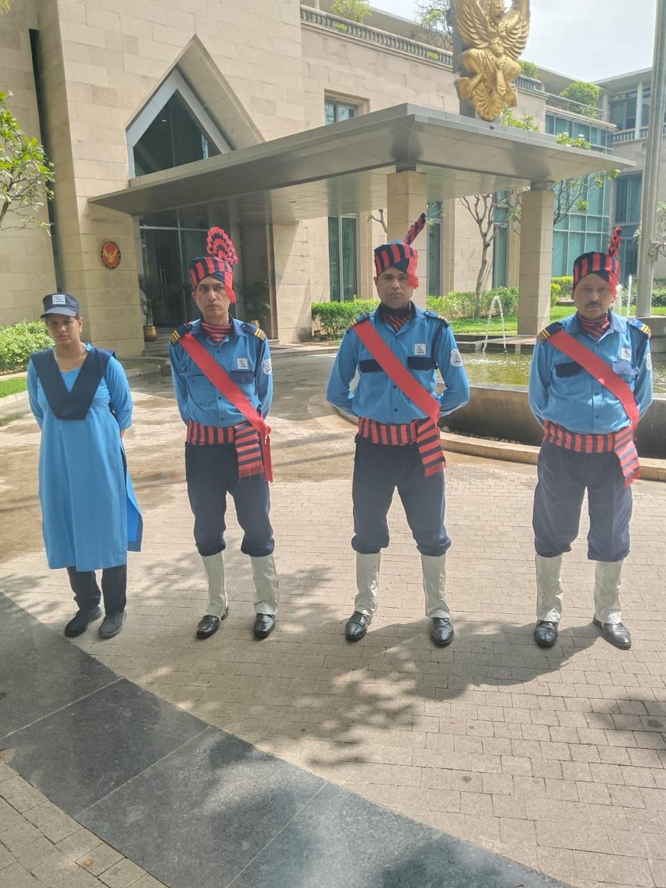 Ceremonial security guard