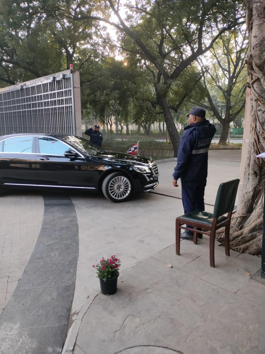 Embassy main gate security