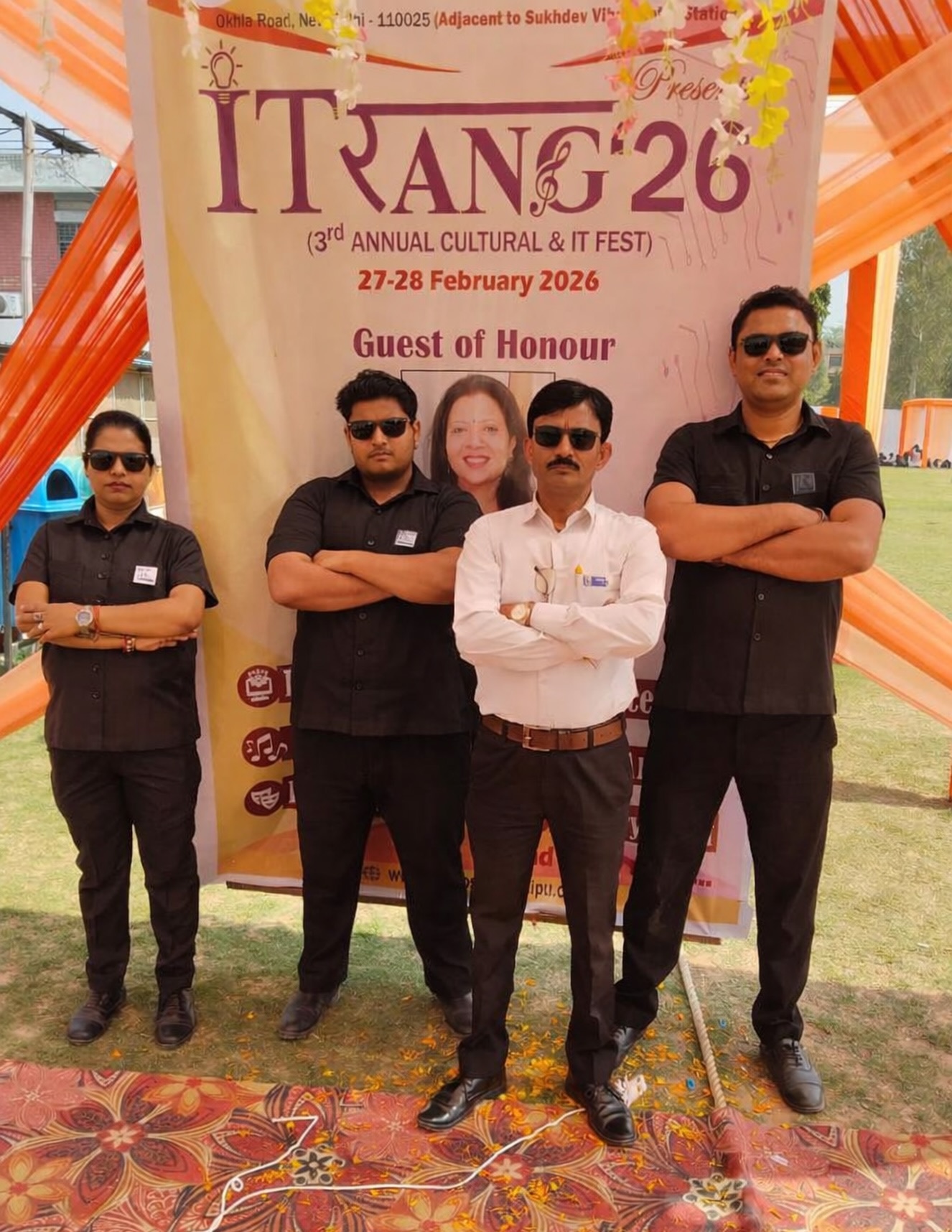 Event security personnel