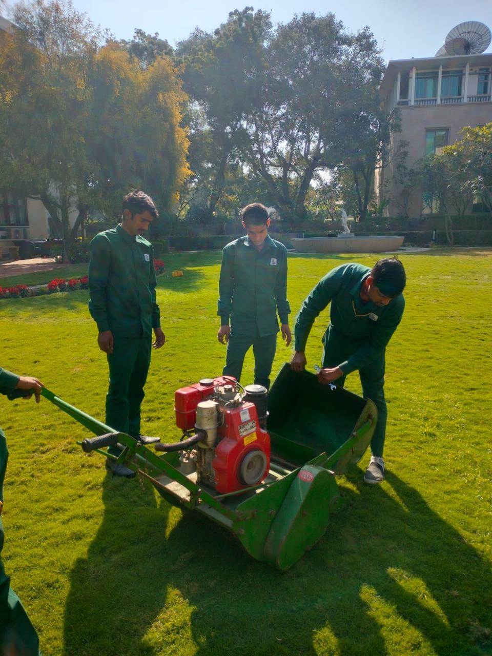 Horticulture and landscaping team